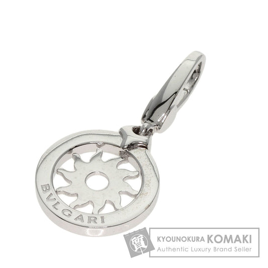 BVLGARI Tondo sun Pendant top K18 White Gold Ladies [Used]