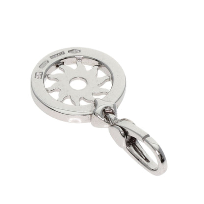 BVLGARI Tondo sun Pendant top K18 White Gold Ladies [Used]