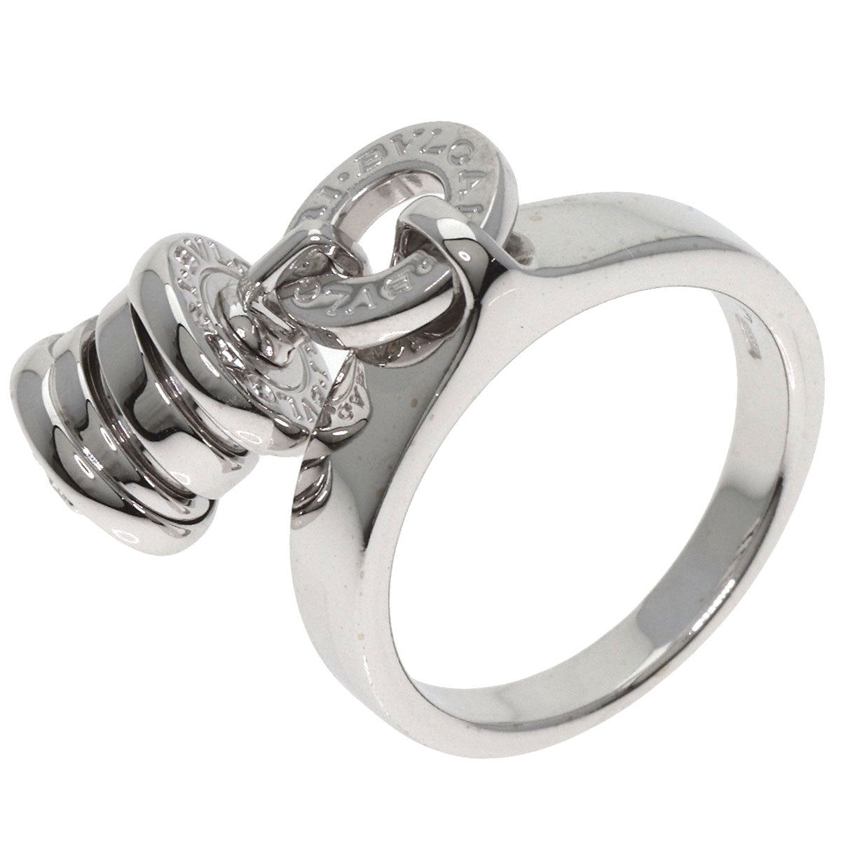 BVLGARI B.zero1 element Diamond Ring K18 White Gold Ladies [Used]