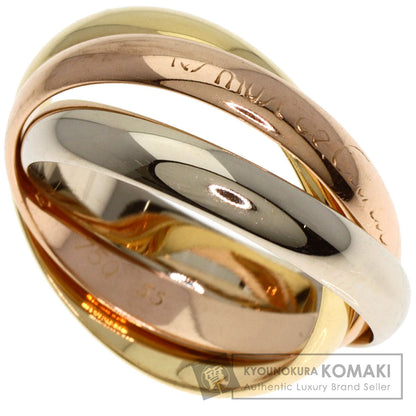 CARTIER Trinity #55 Ring K18 Yellow Gold K18 White GoldLadies [Used]