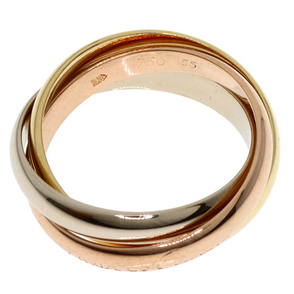CARTIER Trinity #55 Ring K18 Yellow Gold K18 White GoldLadies [Used]