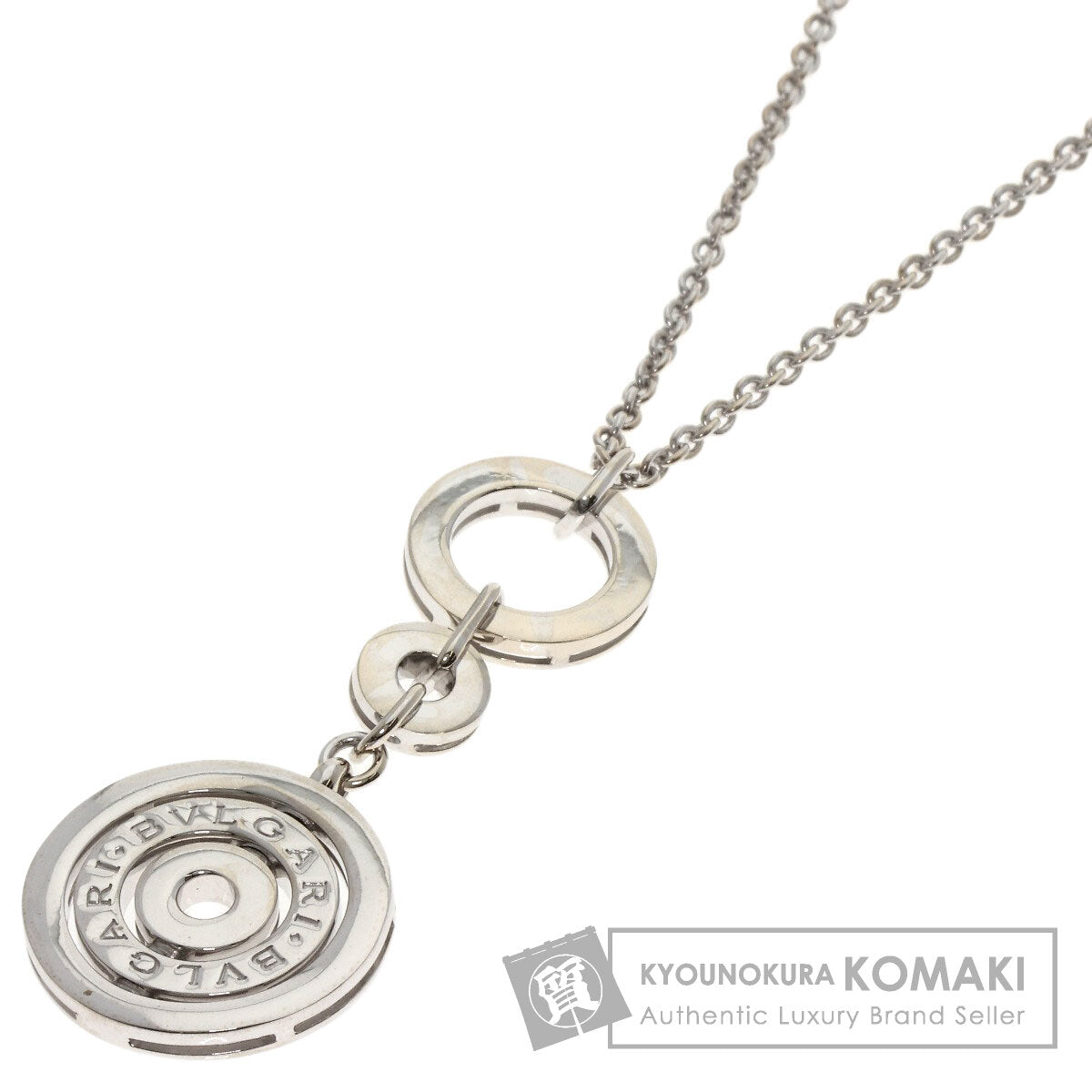 BVLGARI Asturale Cerki Necklace K18 White Gold Ladies [Used]