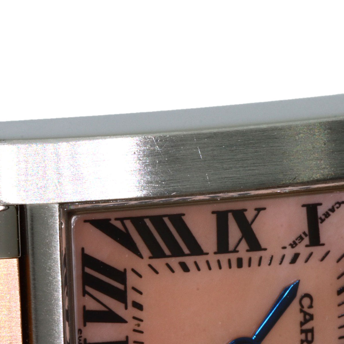 CARTIER Tank francaise SM Watches W51027Q4 Stainless Steel/SSxK18PG Ladies