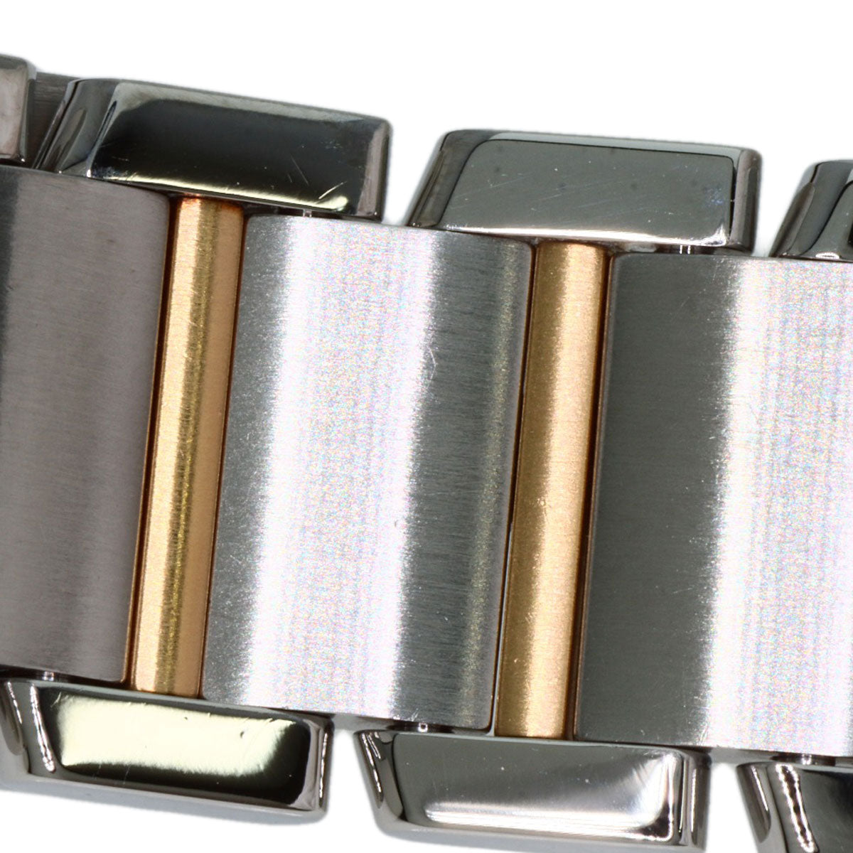 CARTIER Tank francaise SM Watches W51027Q4 Stainless Steel/SSxK18PG Ladies