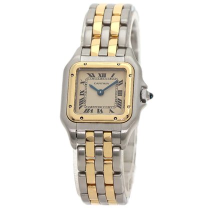 CARTIER PANTHERE SM 2 Row Watches W25029B6 Stainless Steel/SSxK18YG Ladies