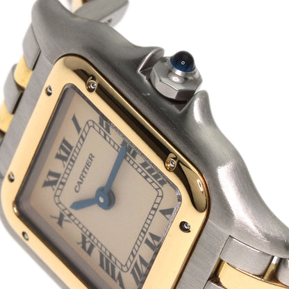 CARTIER PANTHERE SM 2 Row Watches W25029B6 Stainless Steel/SSxK18YG Ladies