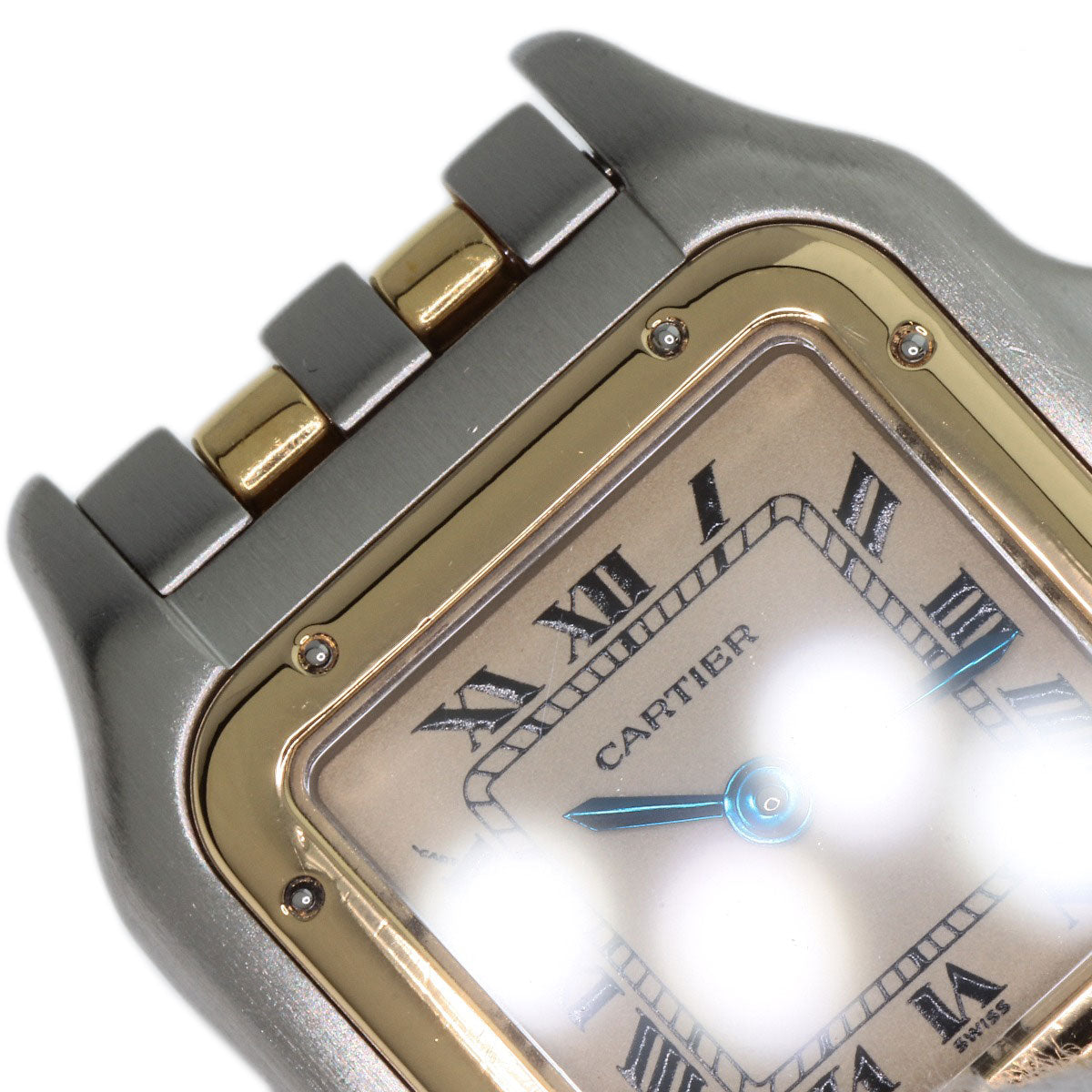 CARTIER PANTHERE SM 2 Row Watches W25029B6 Stainless Steel/SSxK18YG Ladies