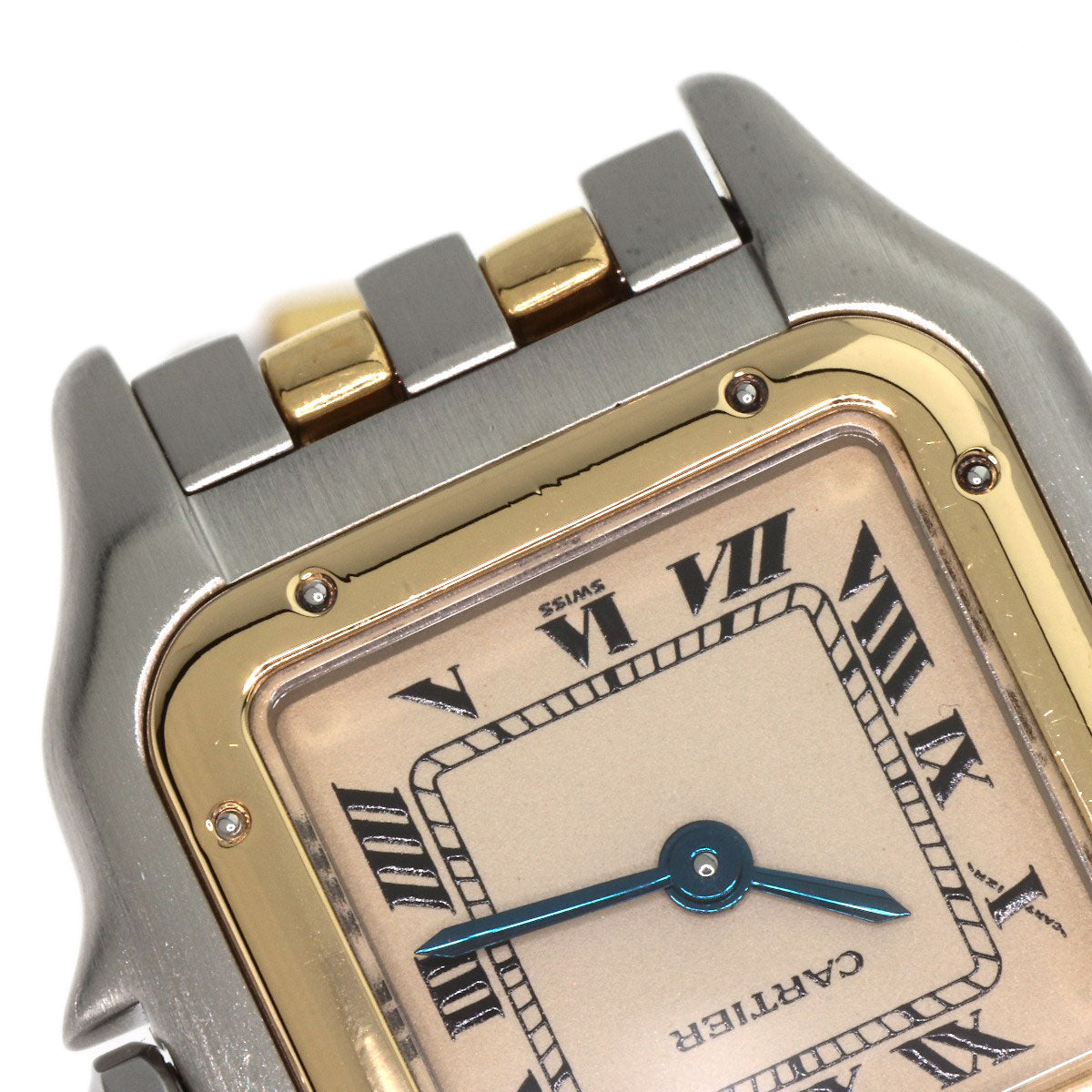 CARTIER PANTHERE SM 2 Row Watches W25029B6 Stainless Steel/SSxK18YG Ladies