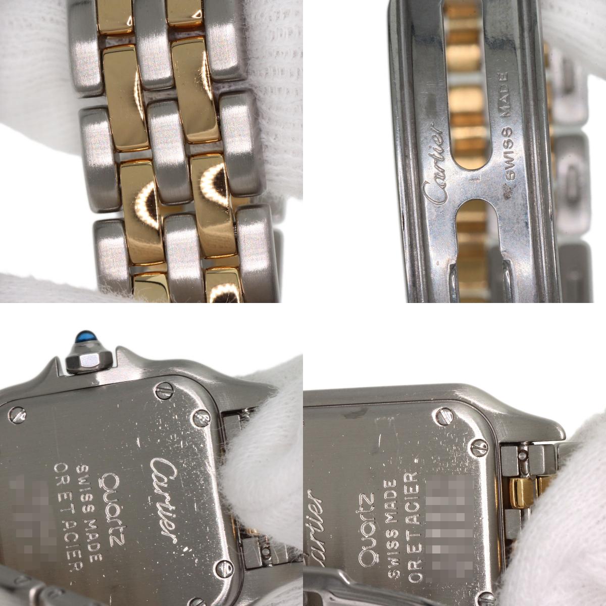 CARTIER PANTHERE SM 2 Row Watches W25029B6 Stainless Steel/SSxK18YG Ladies