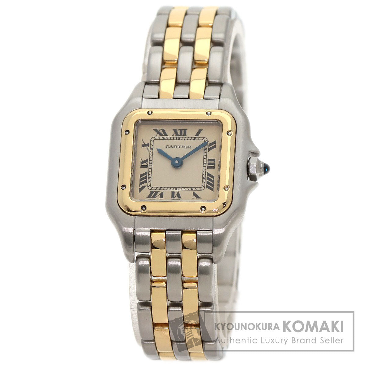 CARTIER PANTHERE SM 2 Row Watches W25029B6 Stainless Steel/SSxK18YG Ladies