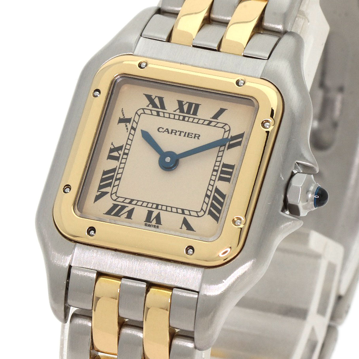 CARTIER PANTHERE SM 2 Row Watches W25029B6 Stainless Steel/SSxK18YG Ladies