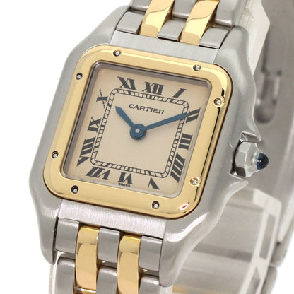 CARTIER PANTHERE SM 2 Row Watches W25029B6 Stainless Steel/SSxK18YG Ladies