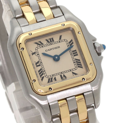 CARTIER PANTHERE SM 2 Row Watches W25029B6 Stainless Steel/SSxK18YG Ladies