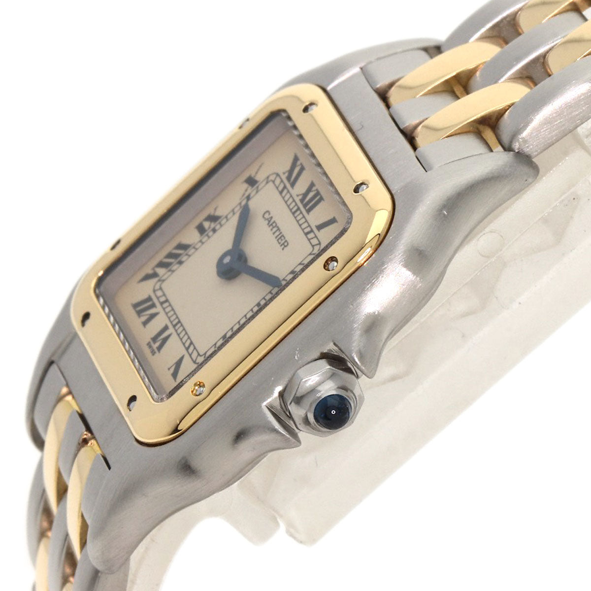 CARTIER PANTHERE SM 2 Row Watches W25029B6 Stainless Steel/SSxK18YG Ladies