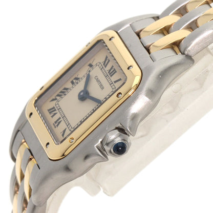 CARTIER PANTHERE SM 2 Row Watches W25029B6 Stainless Steel/SSxK18YG Ladies