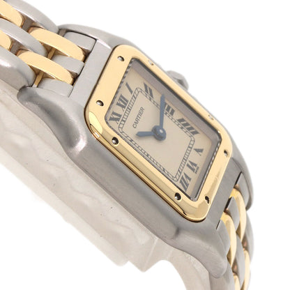CARTIER PANTHERE SM 2 Row Watches W25029B6 Stainless Steel/SSxK18YG Ladies