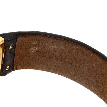 CHANEL Matelasse Watches H0111 K18 Yellow Gold/Leather Ladies