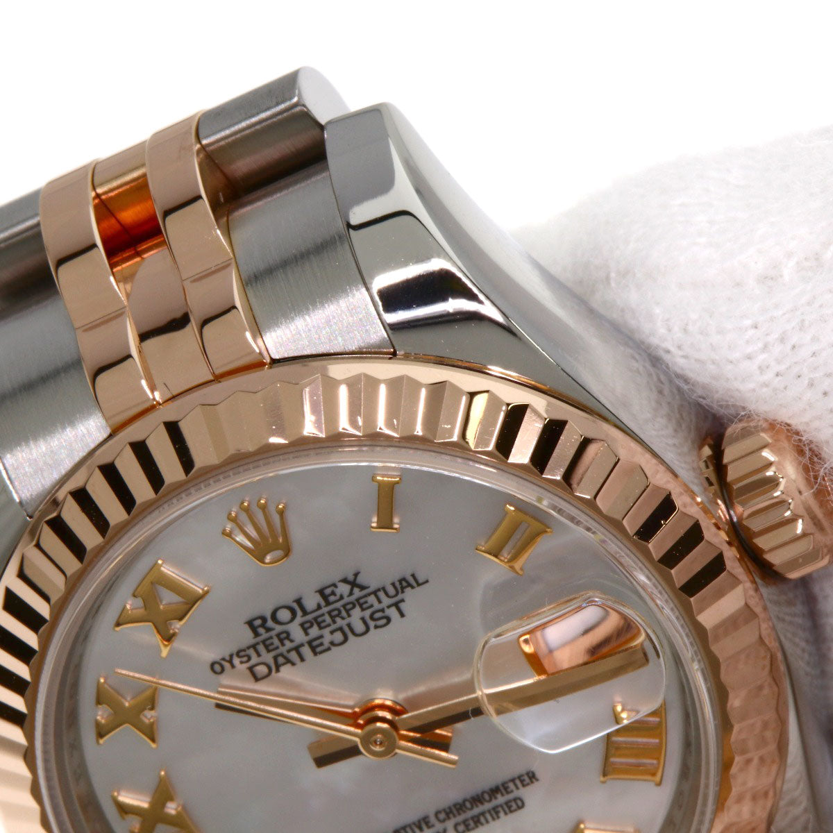 ROLEX Datejust VI Diamond Watches 179171NR Stainless Steel/SSxK18PG Ladies