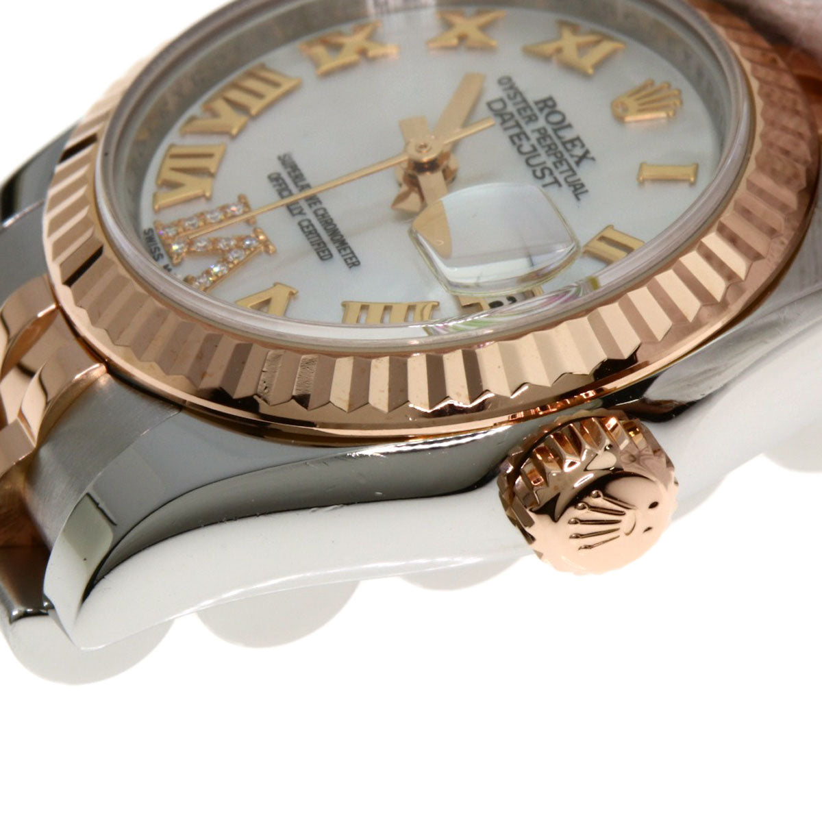 ROLEX Datejust VI Diamond Watches 179171NR Stainless Steel/SSxK18PG Ladies