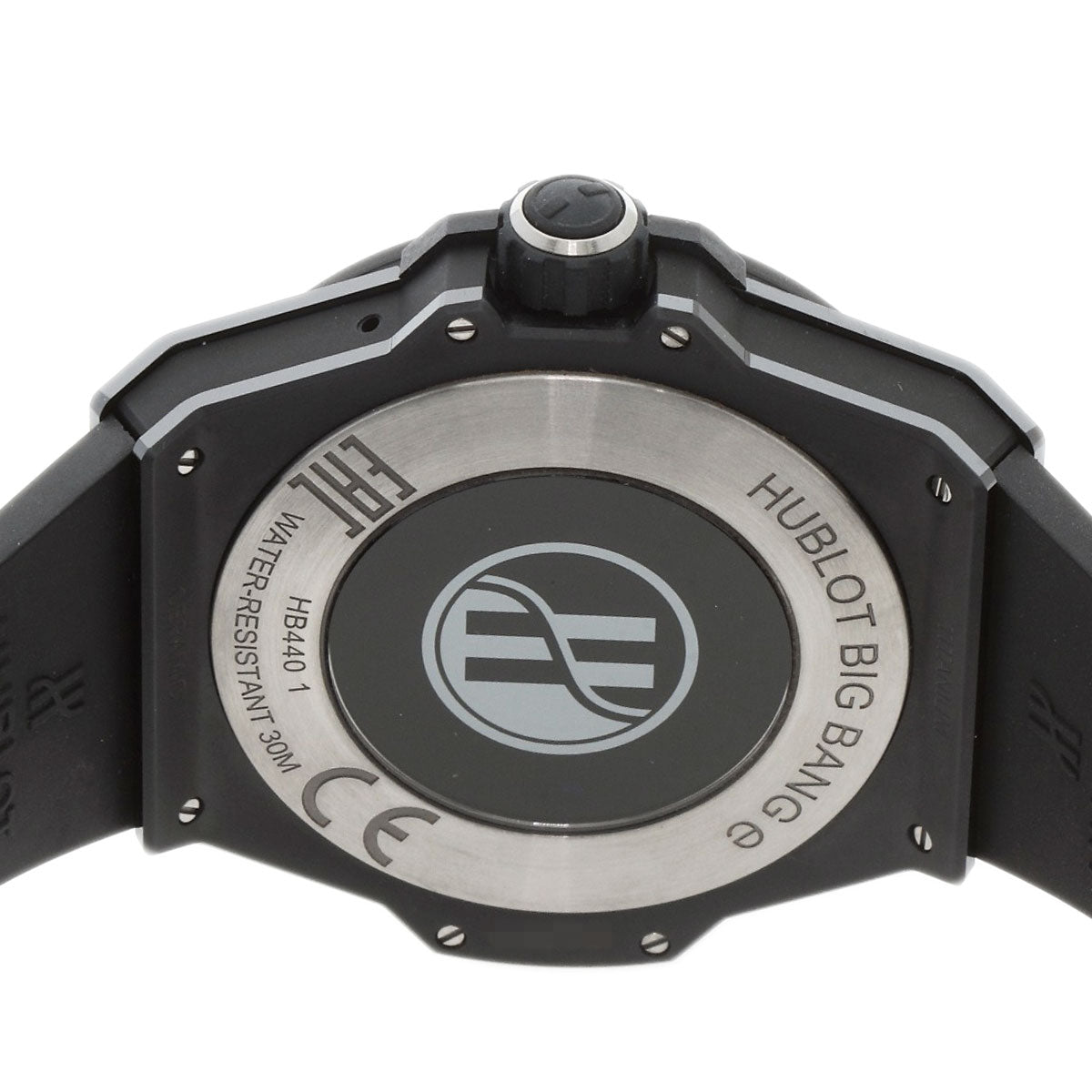 HUBLOT Big Bang e 1.7" Smartwatch Watches 440.C1.1100.RX Titanium/Rubber mens