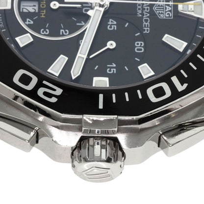 TAG HEUER Aqua Racer Chronograph Watches CAY111A Stainless Steel/Stainless Steel mens