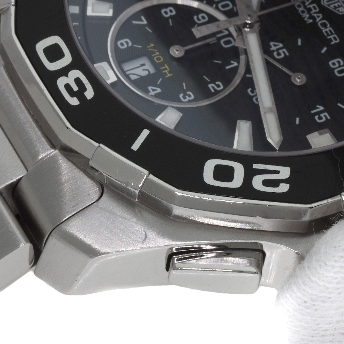 TAG HEUER Aqua Racer Chronograph Watches CAY111A Stainless Steel/Stainless Steel mens