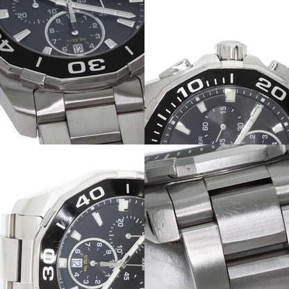 TAG HEUER Aqua Racer Chronograph Watches CAY111A Stainless Steel/Stainless Steel mens