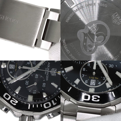 TAG HEUER Aqua Racer Chronograph Watches CAY111A Stainless Steel/Stainless Steel mens