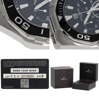 TAG HEUER Aqua Racer Chronograph Watches CAY111A Stainless Steel/Stainless Steel mens