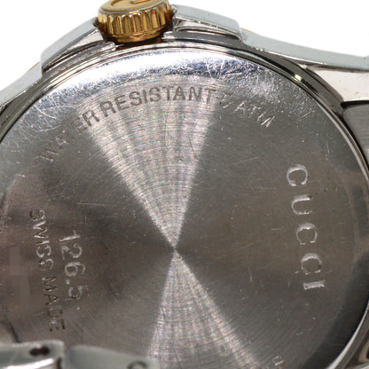 GUCCI G timeless Watches 126.5 Stainless Steel/SSxGP Ladies