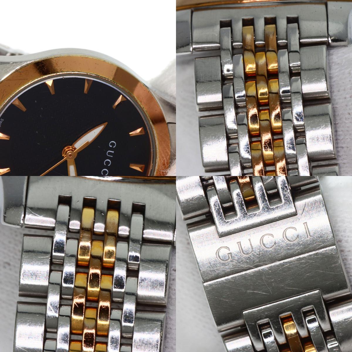 GUCCI G timeless Watches 126.5 Stainless Steel/SSxGP Ladies