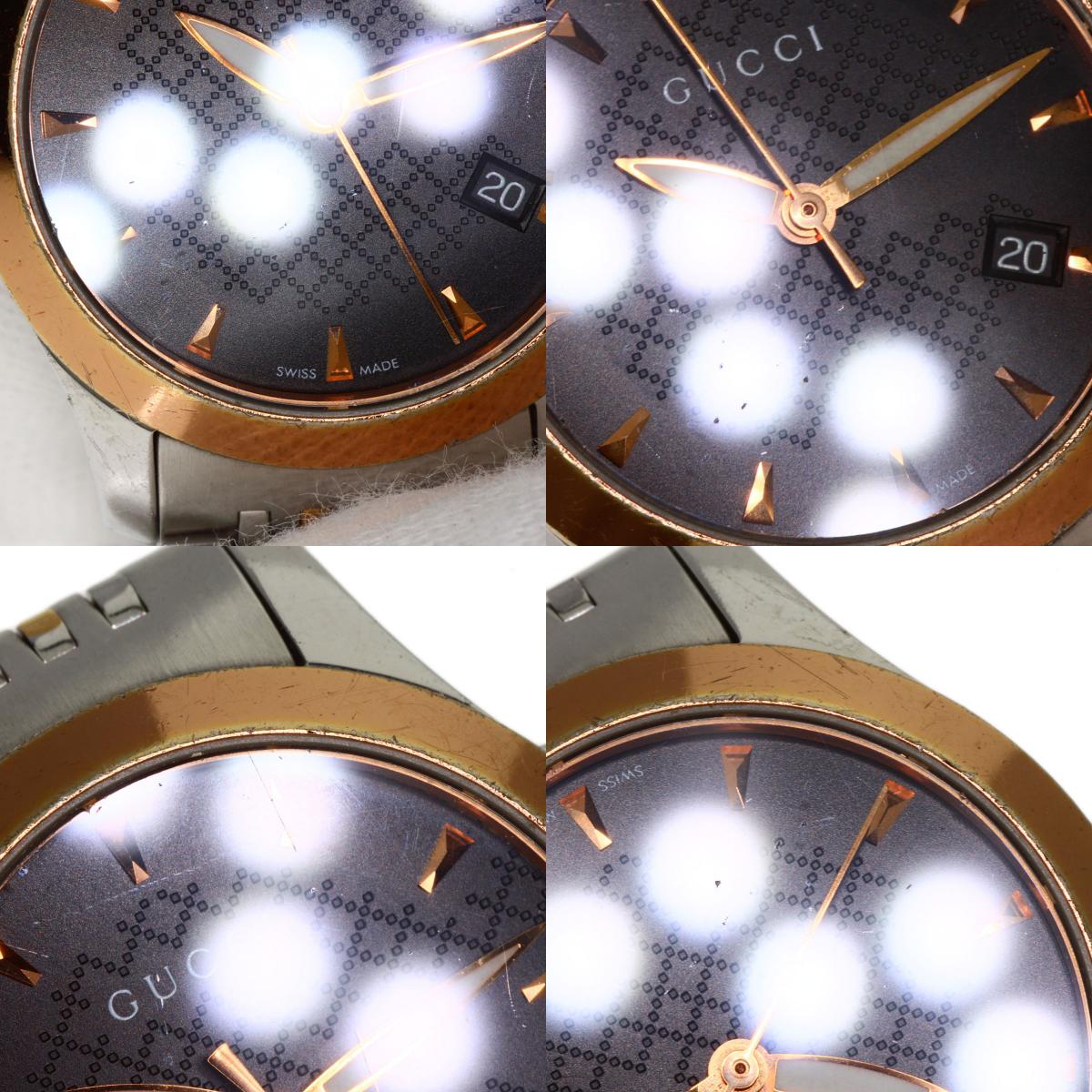 GUCCI G timeless Watches 126.5 Stainless Steel/SSxGP Ladies