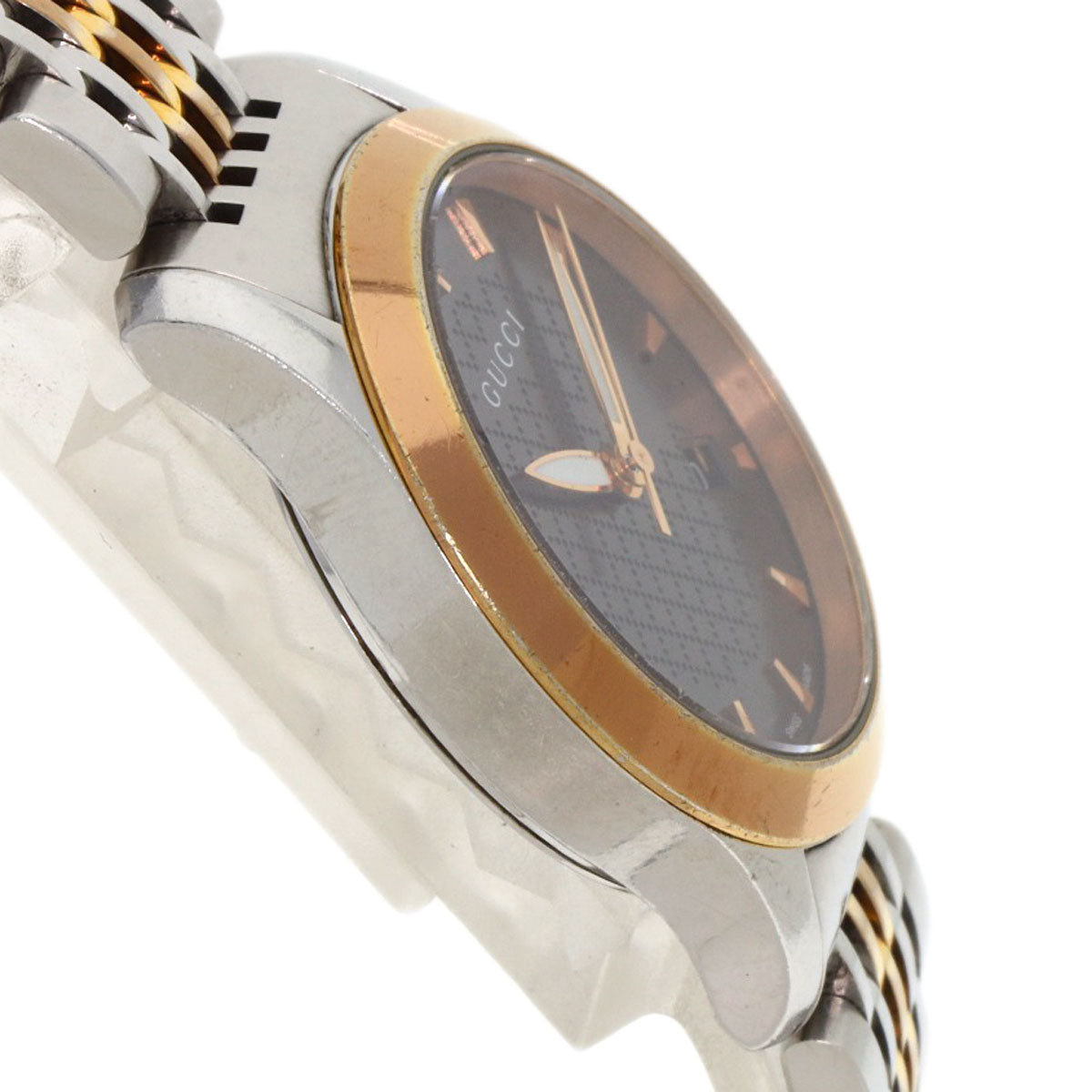 GUCCI G timeless Watches 126.5 Stainless Steel/SSxGP Ladies