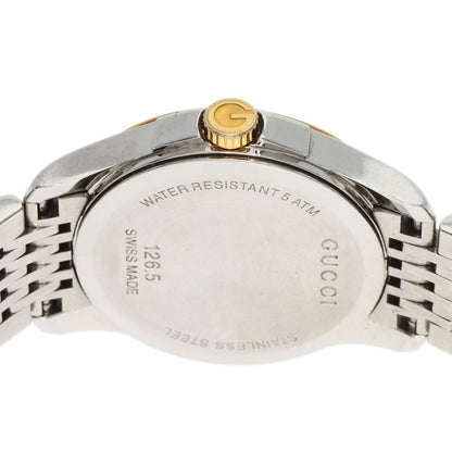 GUCCI G timeless Watches 126.5 Stainless Steel/SSxGP Ladies