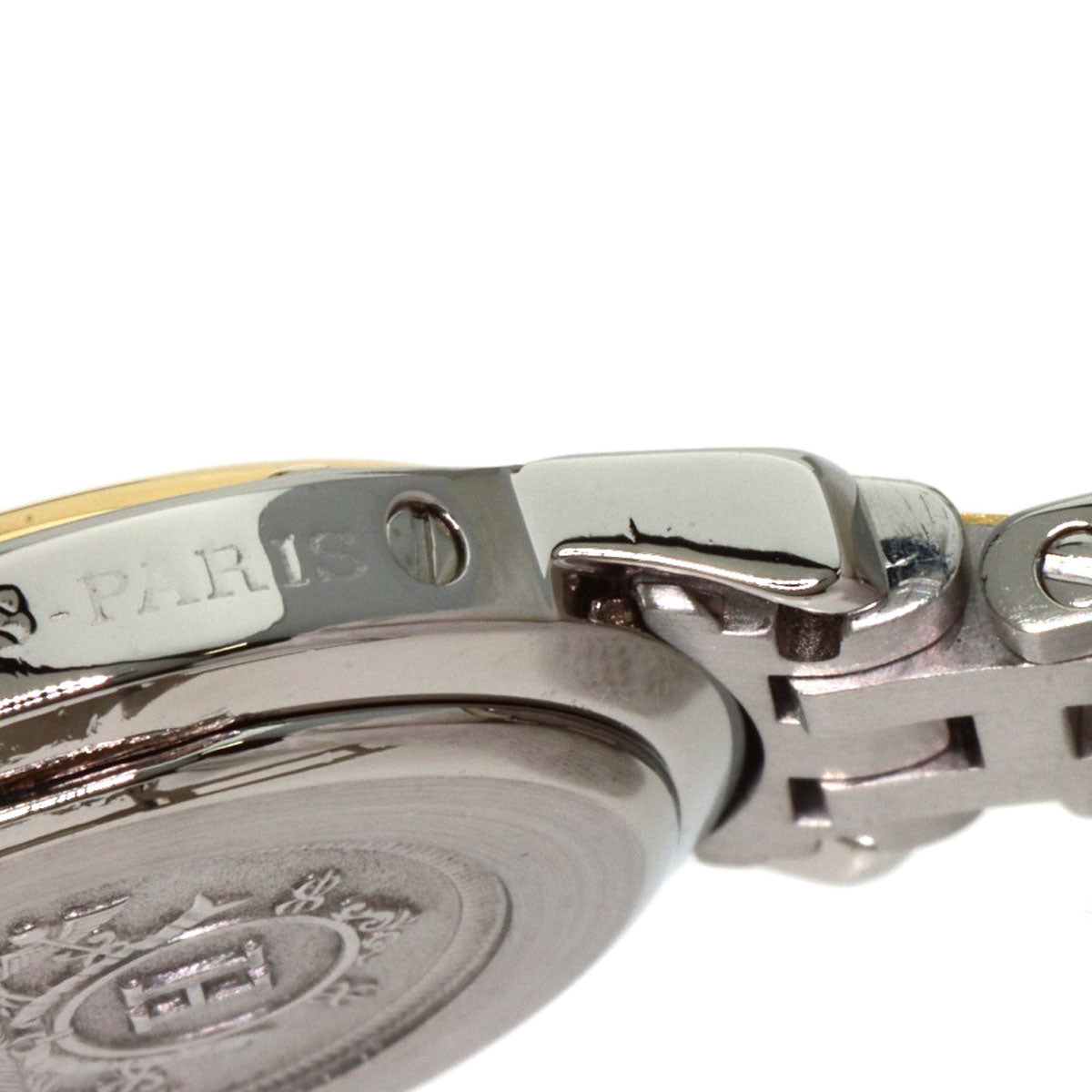 HERMES Clipper Watches  Stainless Steel/SSxGP Ladies