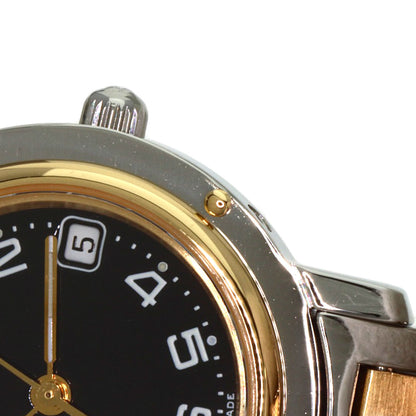 HERMES Clipper Watches  Stainless Steel/SSxGP Ladies