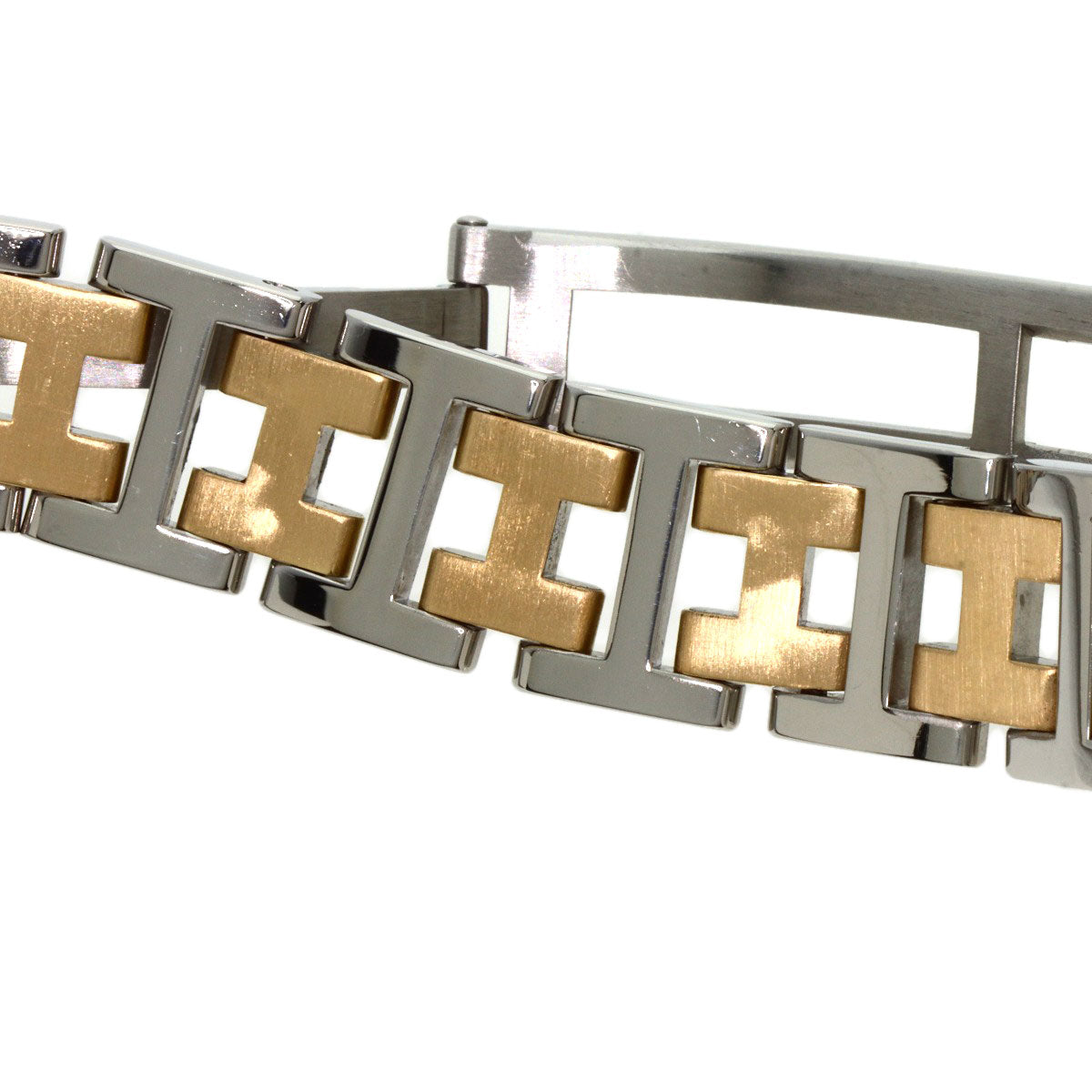 HERMES Clipper Watches  Stainless Steel/SSxGP Ladies