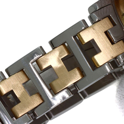 HERMES Clipper Watches  Stainless Steel/SSxGP Ladies