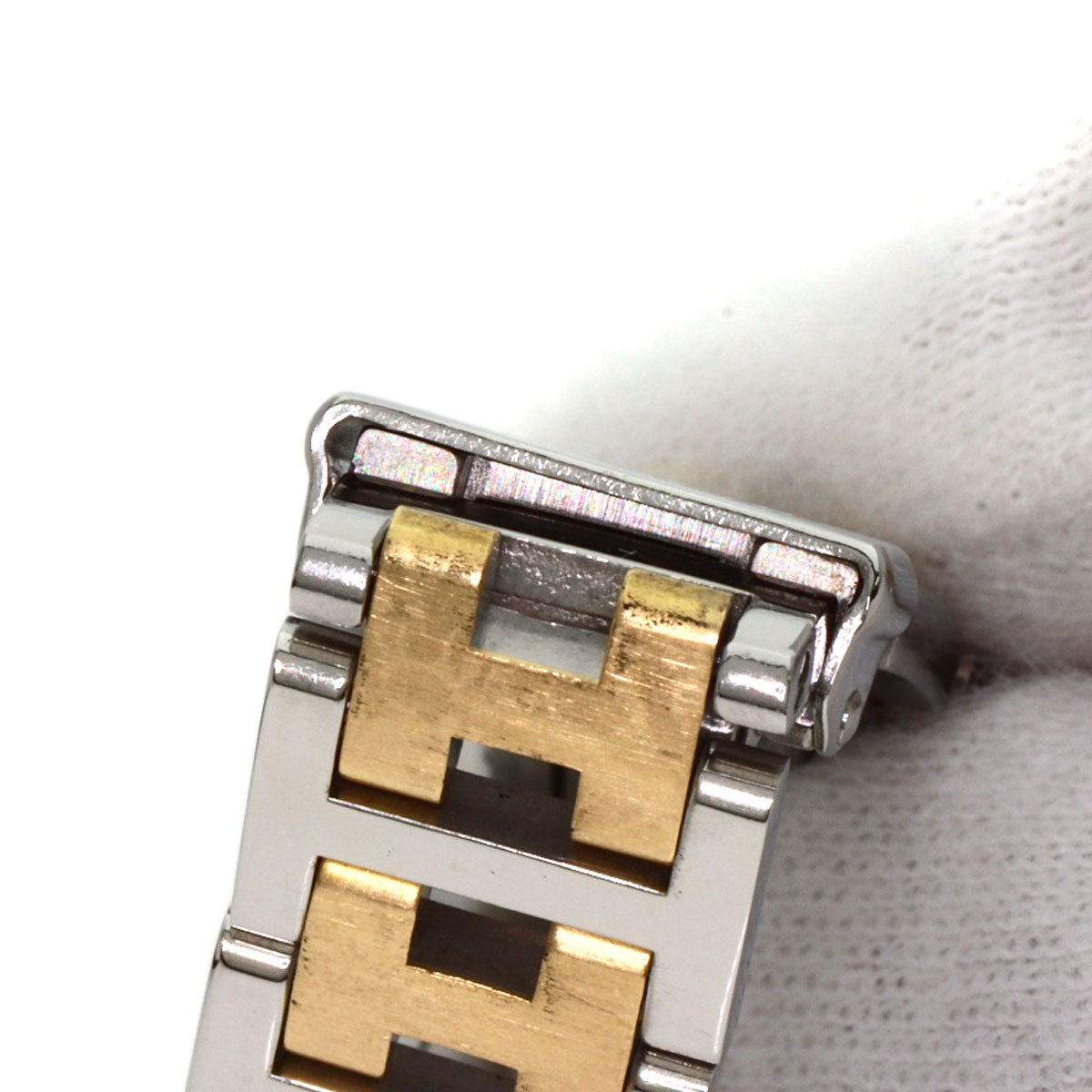 HERMES Clipper Watches  Stainless Steel/SSxGP Ladies