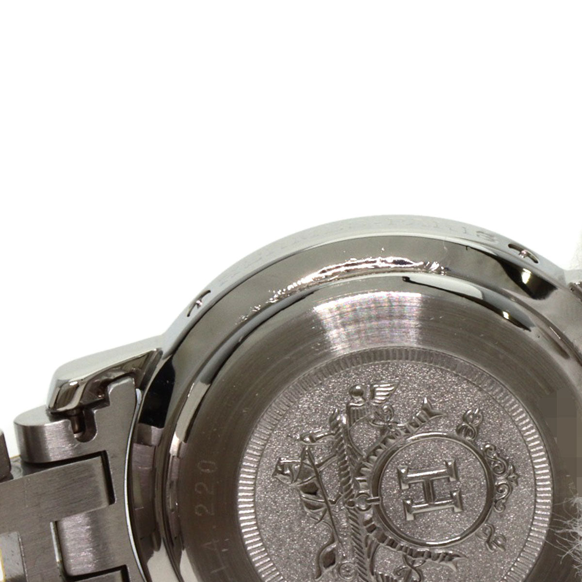 HERMES Clipper Watches  Stainless Steel/SSxGP Ladies