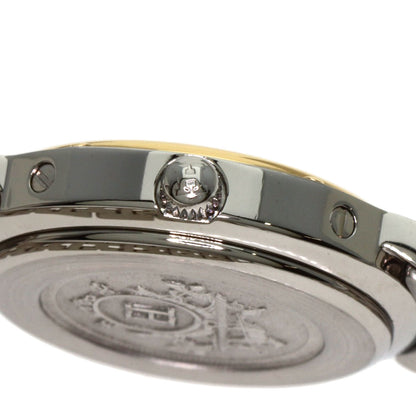 HERMES Clipper Watches  Stainless Steel/SSxGP Ladies