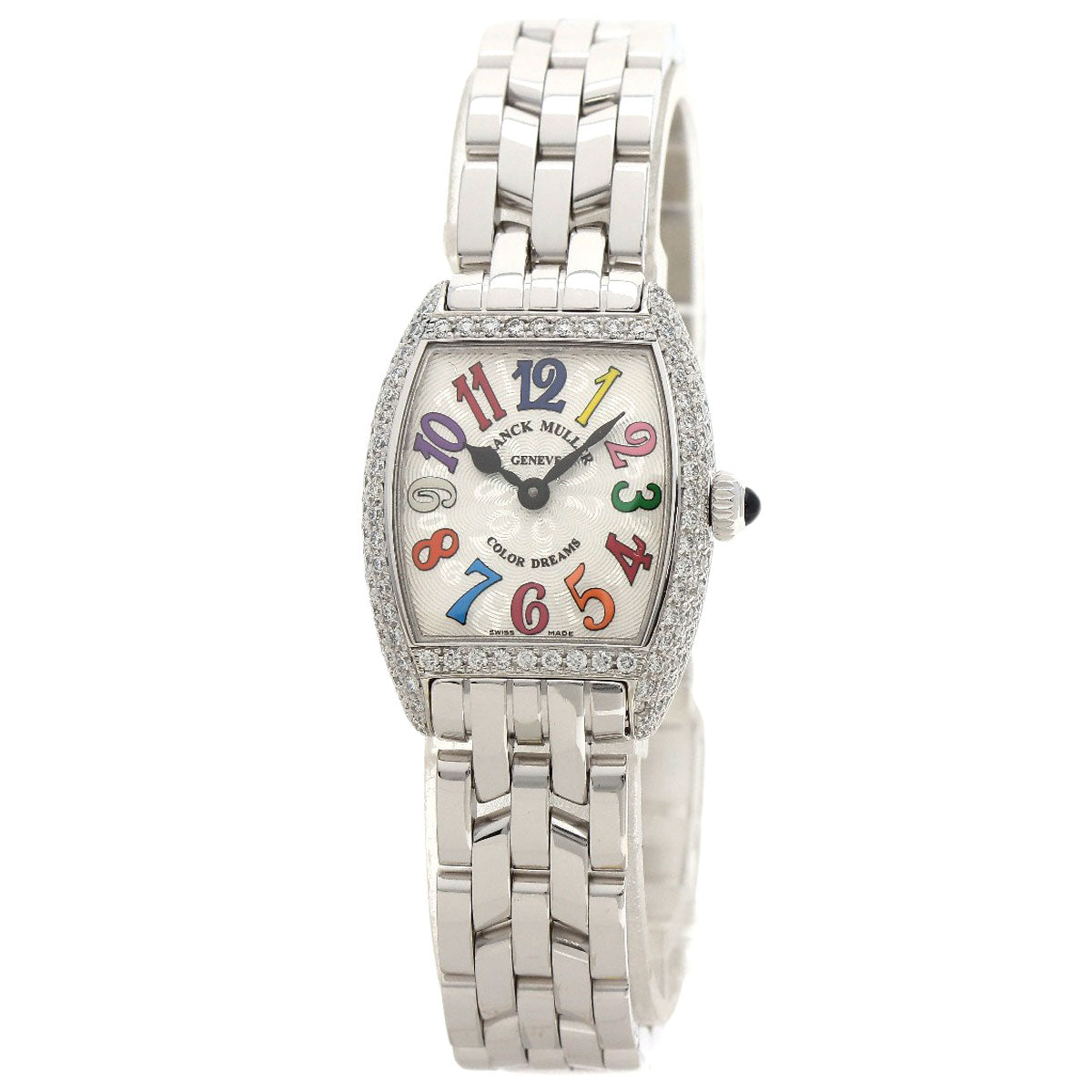 FRANCK MULLER TONNEAU CURVEX Color Dream Watches 2252QZ COL DRM D Stainless Steel/Stainless Steel Ladies