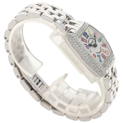 FRANCK MULLER TONNEAU CURVEX Color Dream Watches 2252QZ COL DRM D Stainless Steel/Stainless Steel Ladies