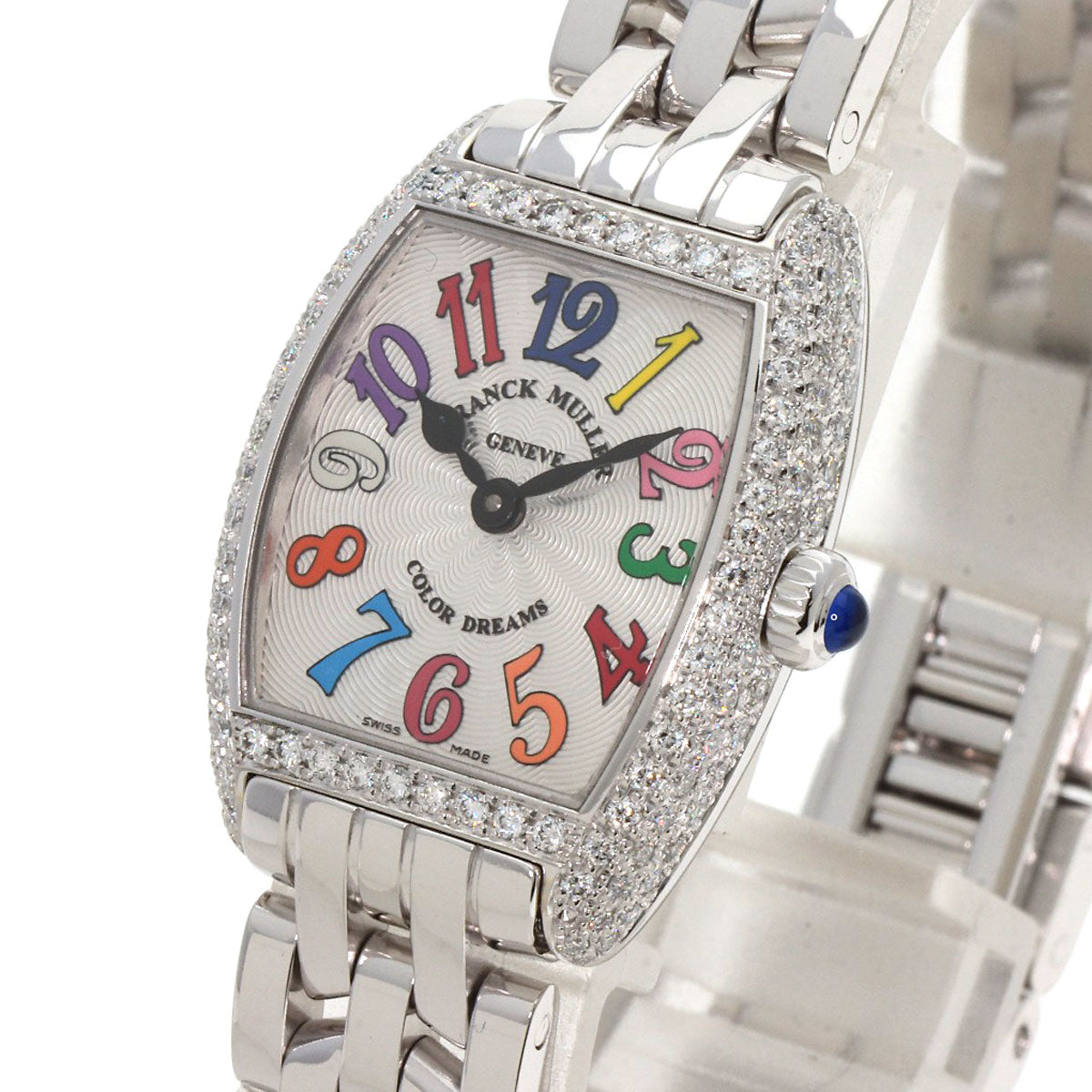 FRANCK MULLER TONNEAU CURVEX Color Dream Watches 2252QZ COL DRM D Stainless Steel/Stainless Steel Ladies
