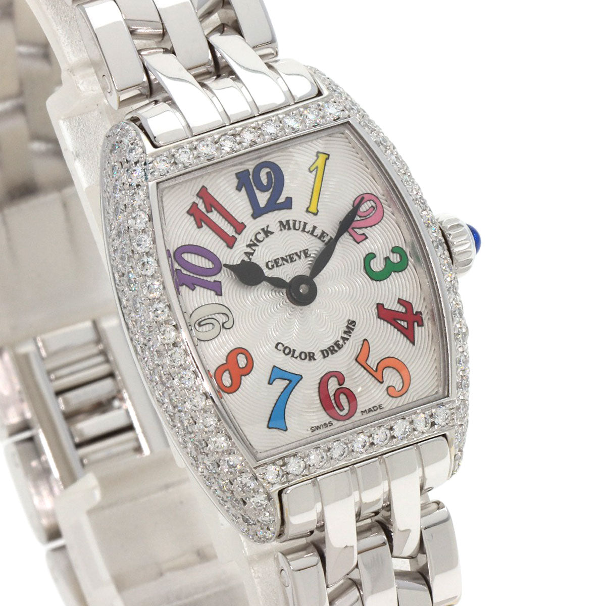 FRANCK MULLER TONNEAU CURVEX Color Dream Watches 2252QZ COL DRM D Stainless Steel/Stainless Steel Ladies
