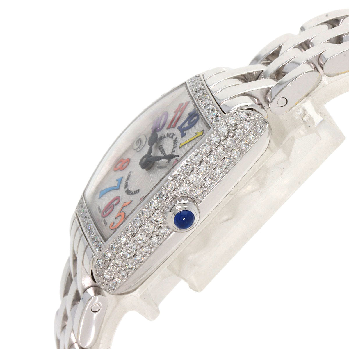 FRANCK MULLER TONNEAU CURVEX Color Dream Watches 2252QZ COL DRM D Stainless Steel/Stainless Steel Ladies