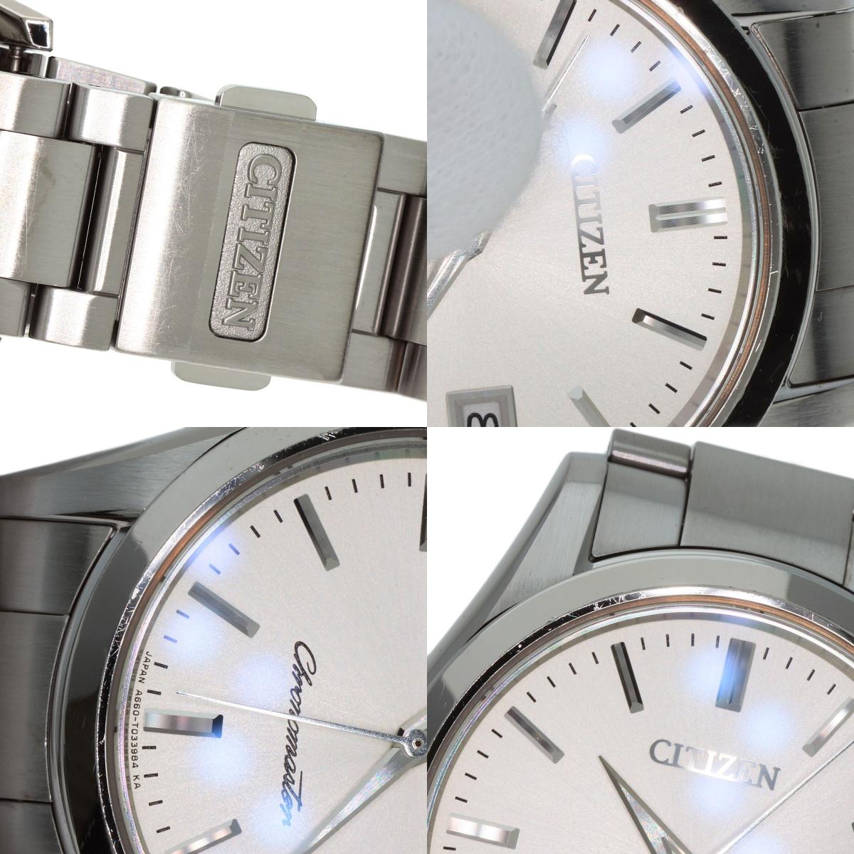 CITIZEN The citizen chronomaster Watches A660-T022308 CTQ57-0952 Stainless Steel/Stainless Steel mens