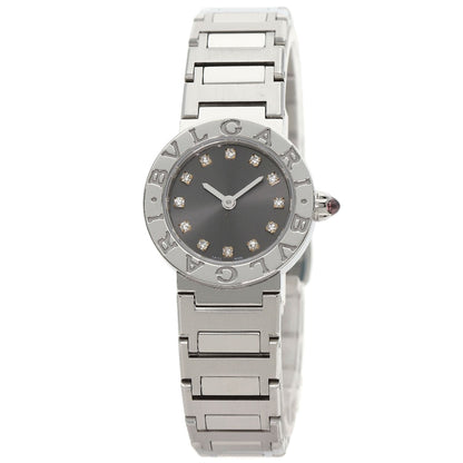BVLGARI BVLGARI BVLGARI 12P Diamond Watches BB23S Stainless Steel/Stainless Steel Ladies