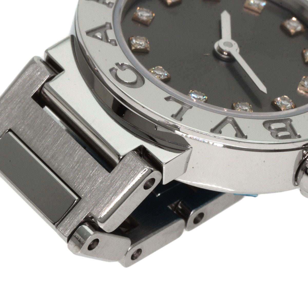BVLGARI BVLGARI BVLGARI 12P Diamond Watches BB23S Stainless Steel/Stainless Steel Ladies