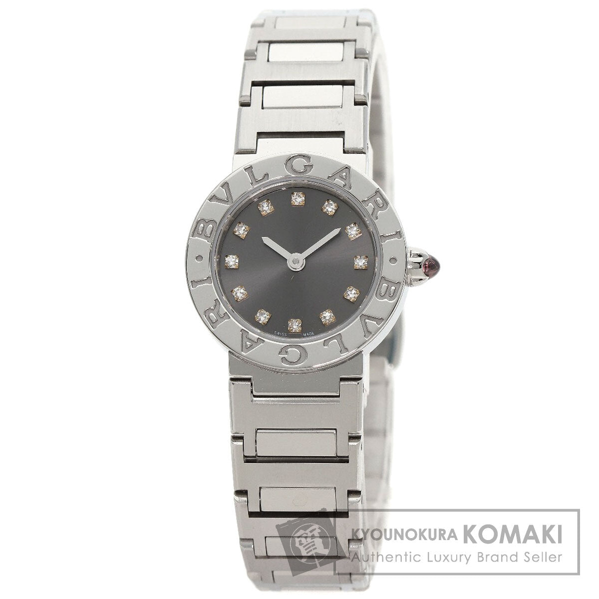 BVLGARI BVLGARI BVLGARI 12P Diamond Watches BB23S Stainless Steel/Stainless Steel Ladies